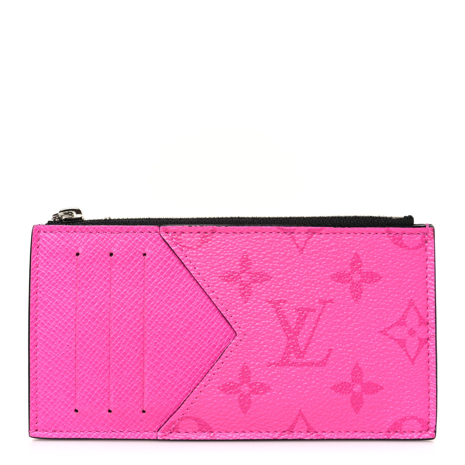 Louis Vuitton Taigarama Coin Card Holder Fuchsia 1 of 7