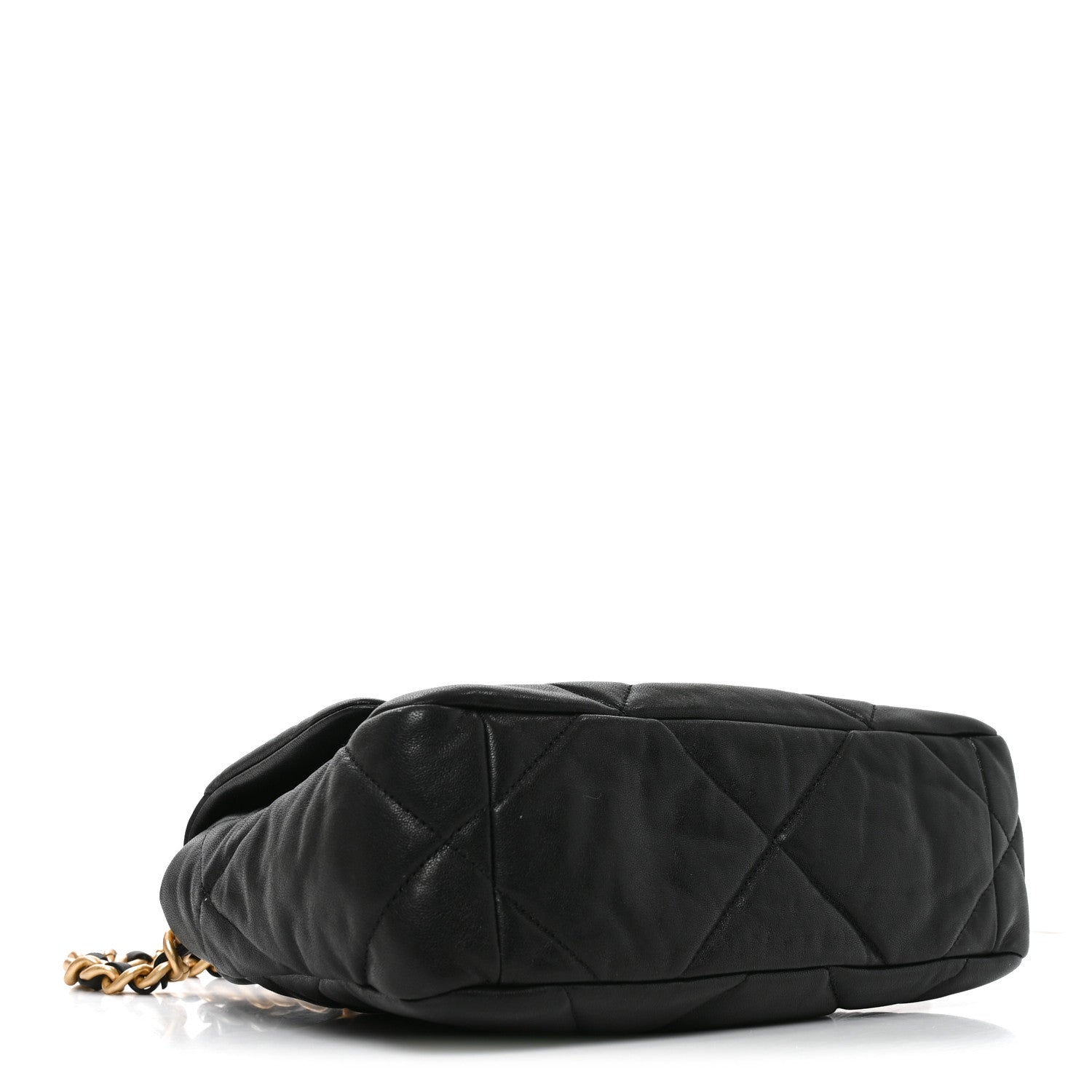 Chanel Goatskin Quilted Medium Chanel 19 Flap Black 4 of 11