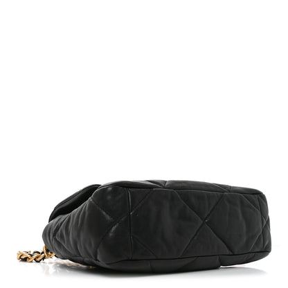 Chanel Goatskin Quilted Medium Chanel 19 Flap Black 4 of 11