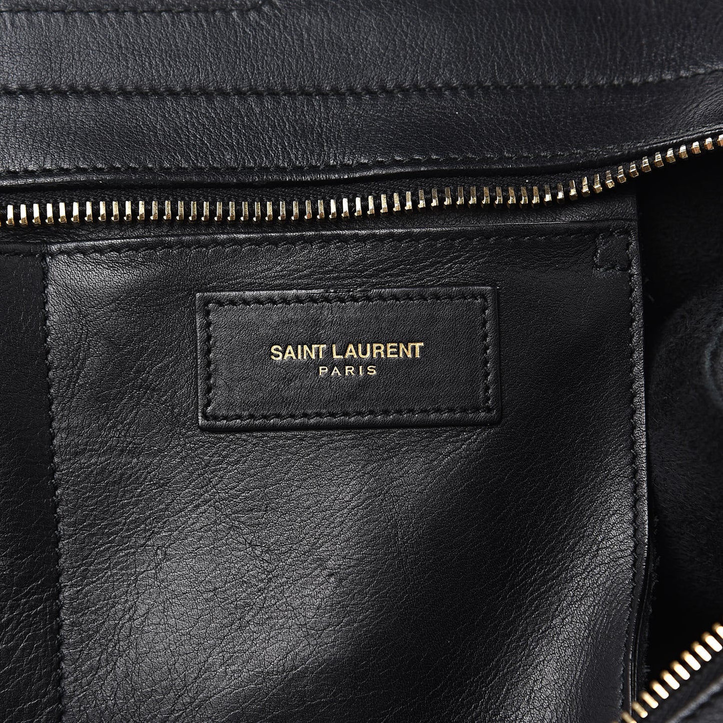 Calfskin Small Classic Y Cabas Black