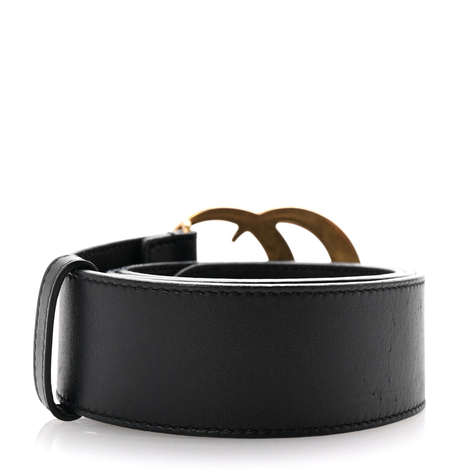 Gucci Calfskin Double G 40mm Belt 75 30 Black 2 of 5