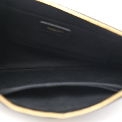 Saint Laurent Lambskin Patchwork Monogram Jamie Document Holder Black 5 of 11