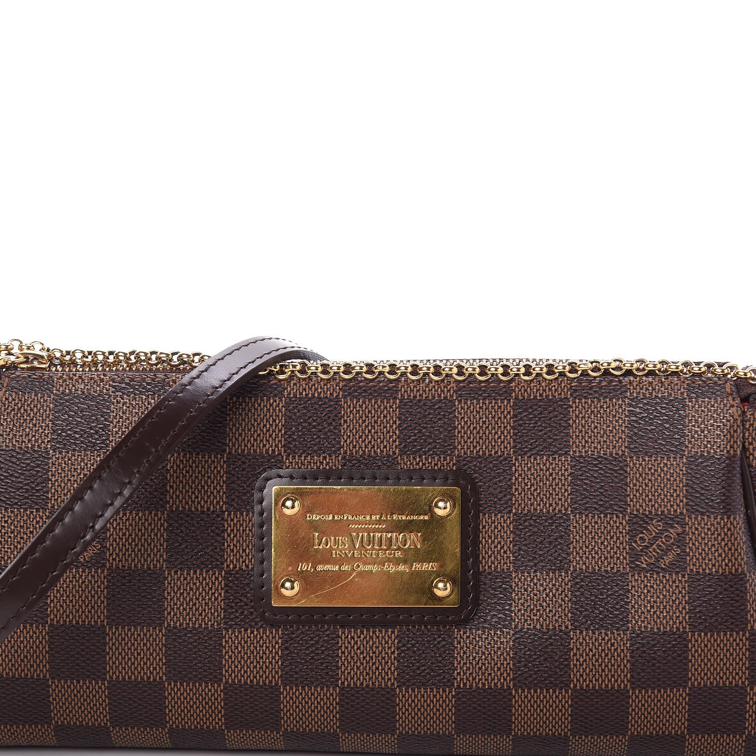 Louis Vuitton Damier Ebene Eva Clutch 10 of 10