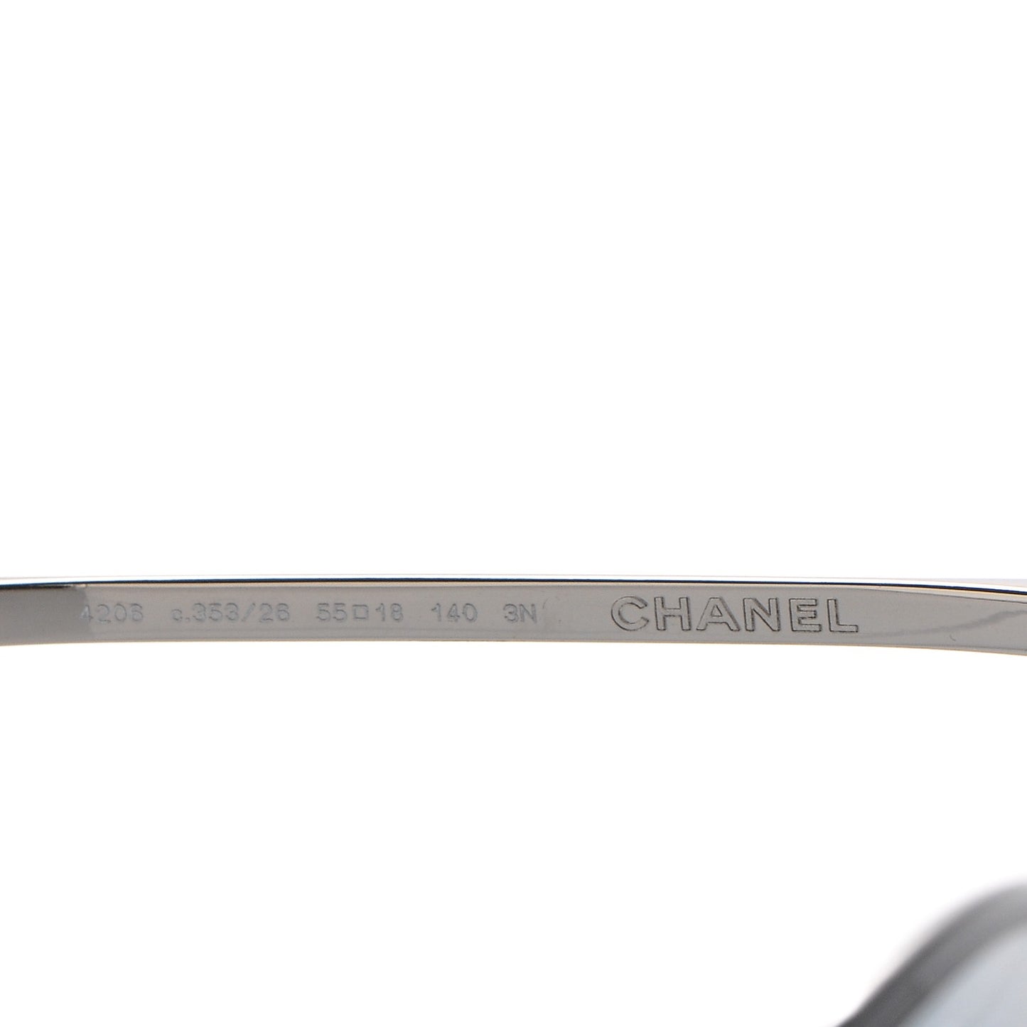 Round Spring Sunglasses 4206 Black Silver