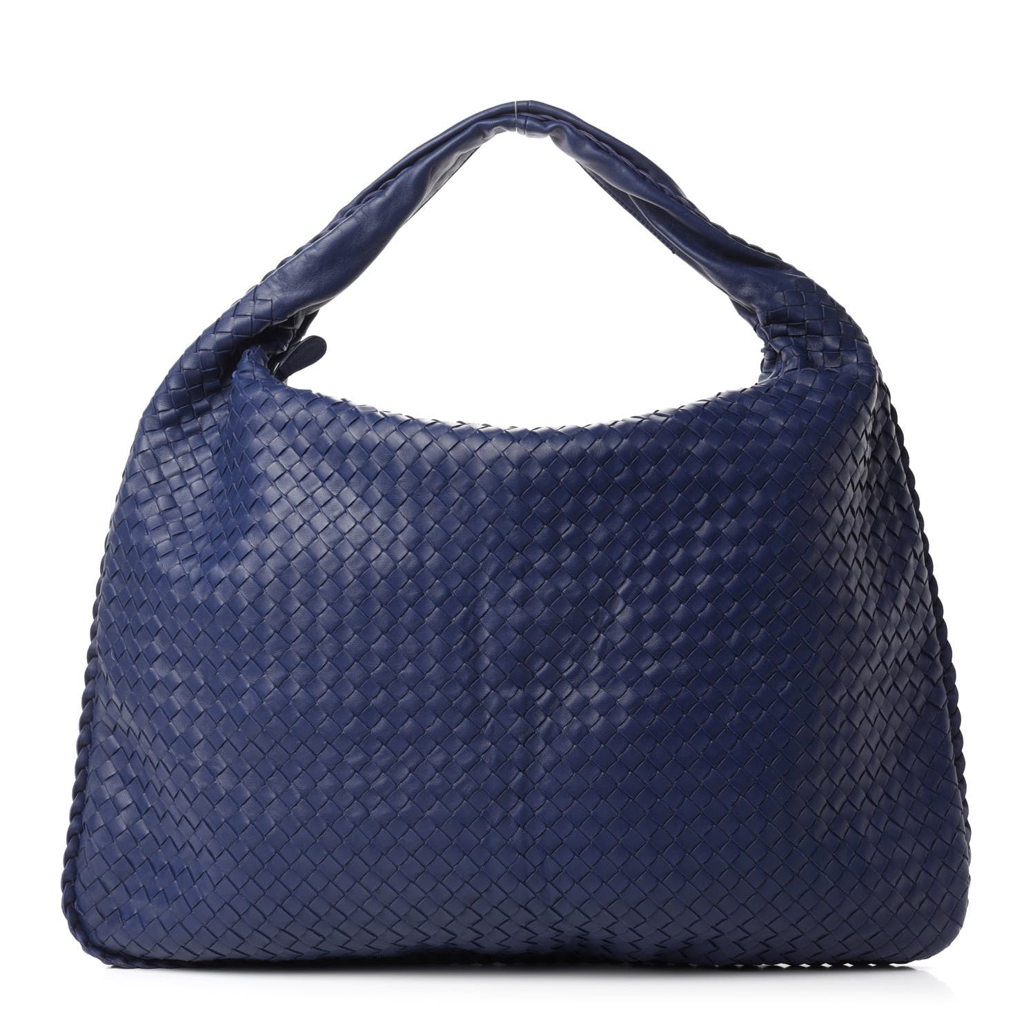 Bottega Veneta Nappa Intrecciato Maxi Veneta Hobo Sapphire 1 of 12