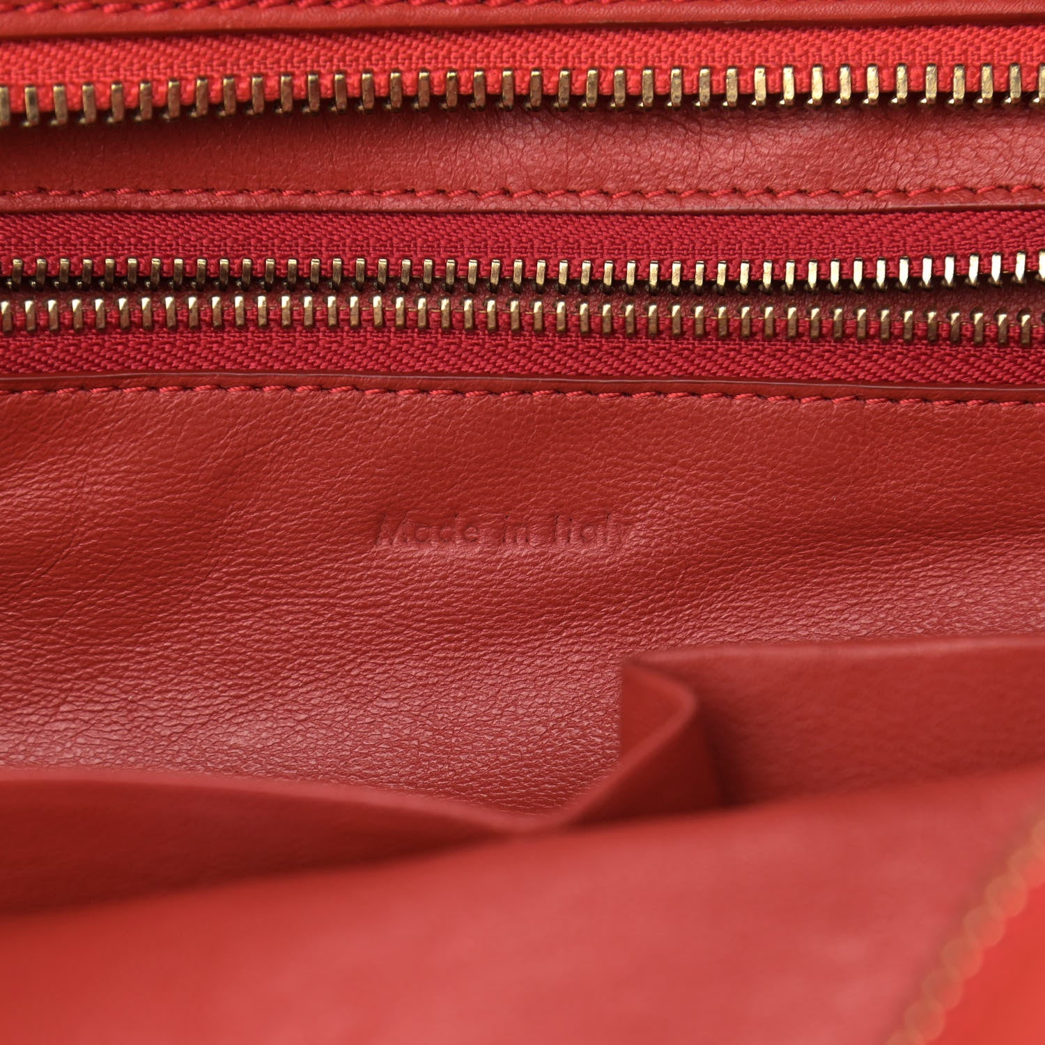 Celine Smooth Calfskin Mini Luggage Red 6 of 21