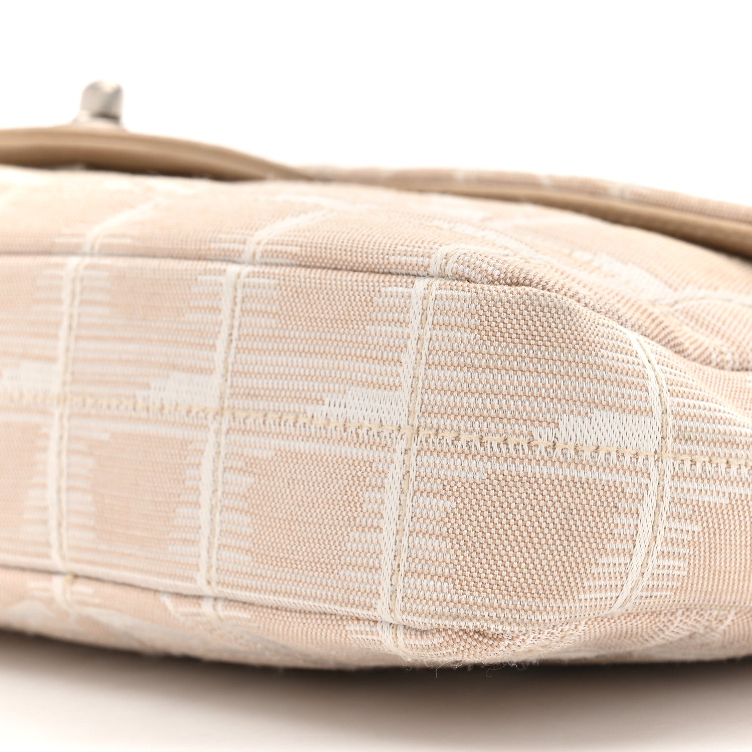 Chanel Nylon Travel East West Flap Beige 9 of 16