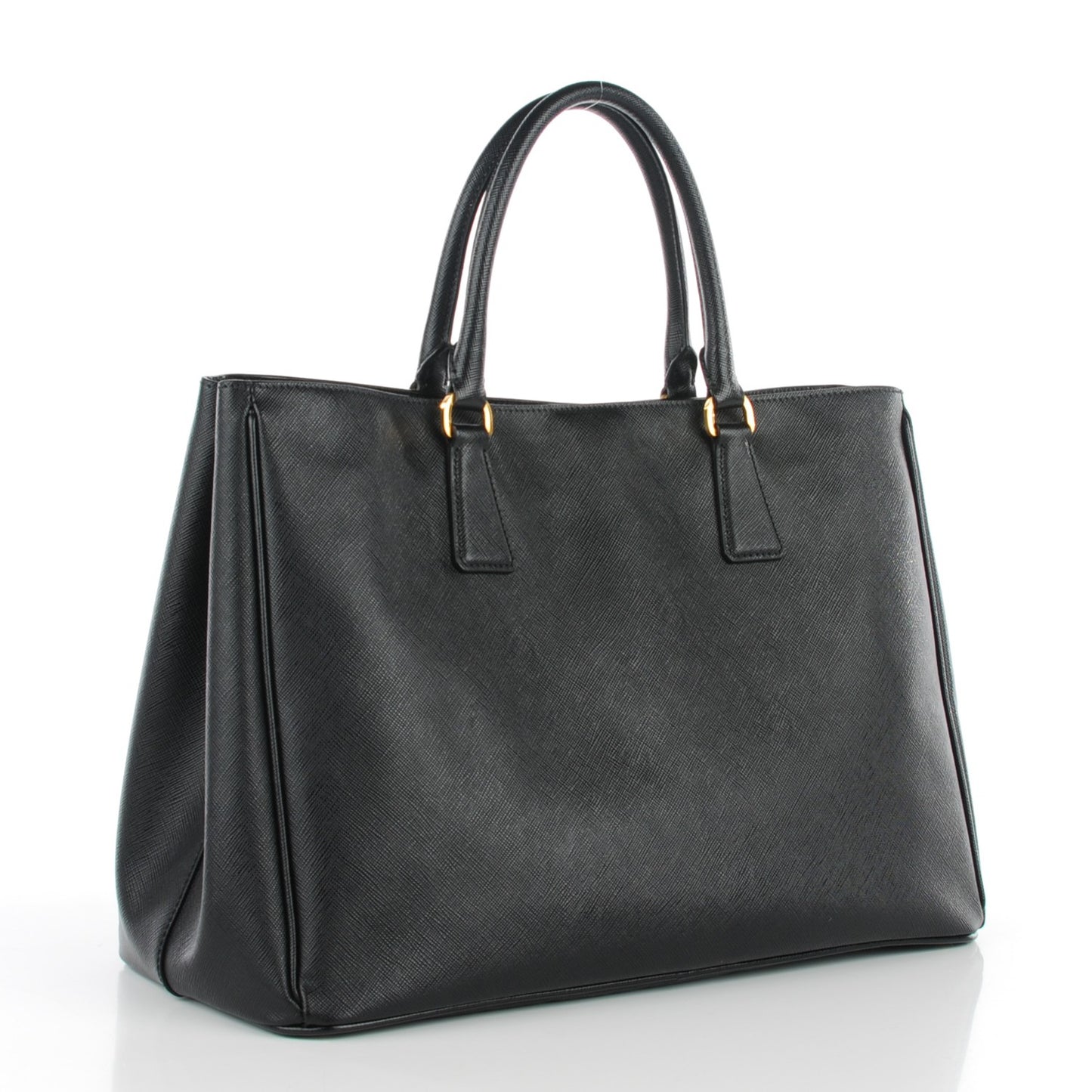 Saffiano Lux Medium Tote Nero Black
