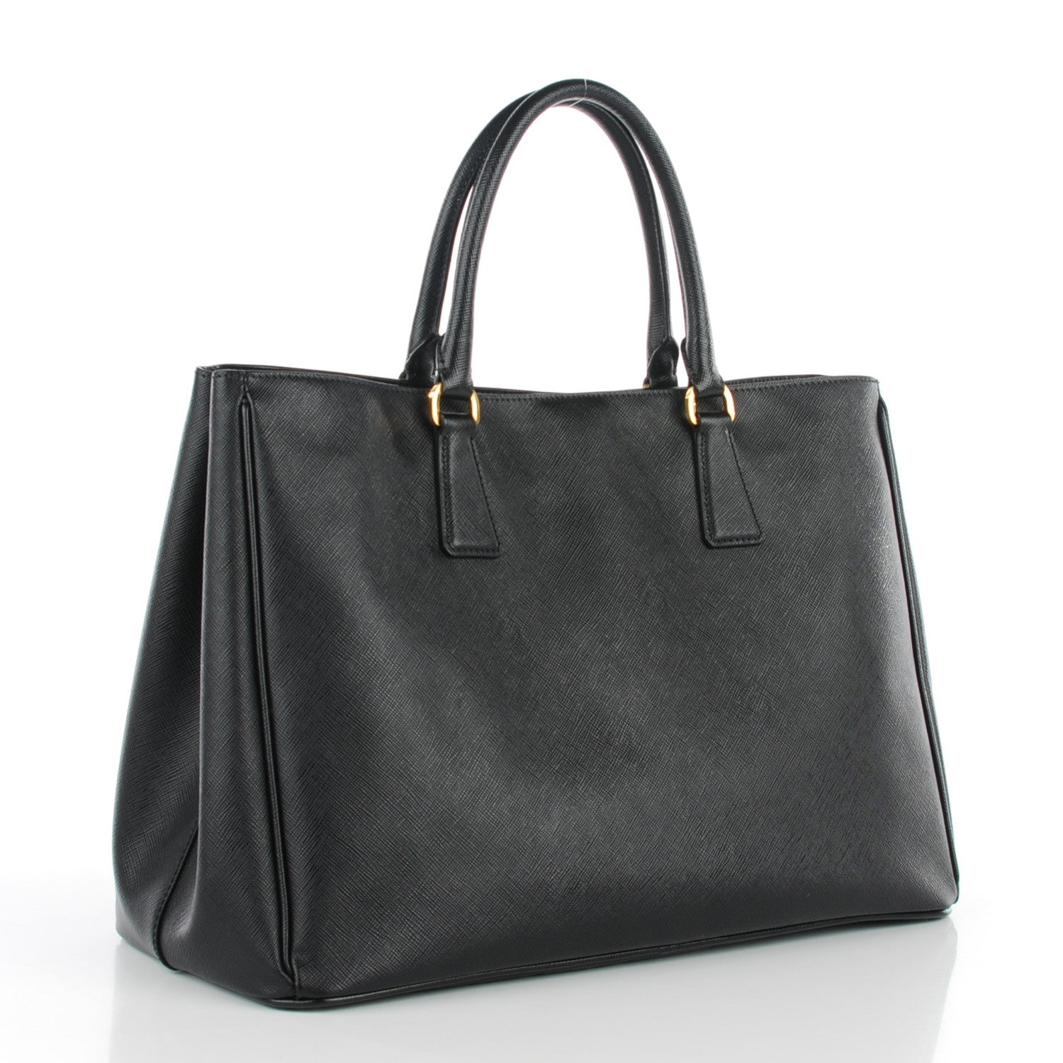 Prada Saffiano Lux Medium Tote Nero Black 3 of 9