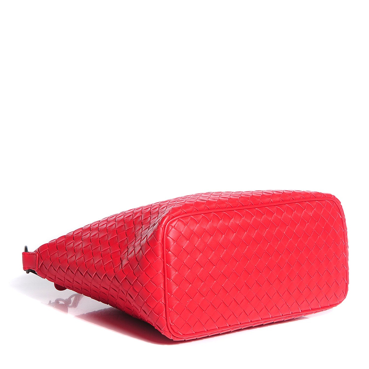 Bottega Veneta Nappa Intrecciato Small Shoulder Bag New Red 4 of 8