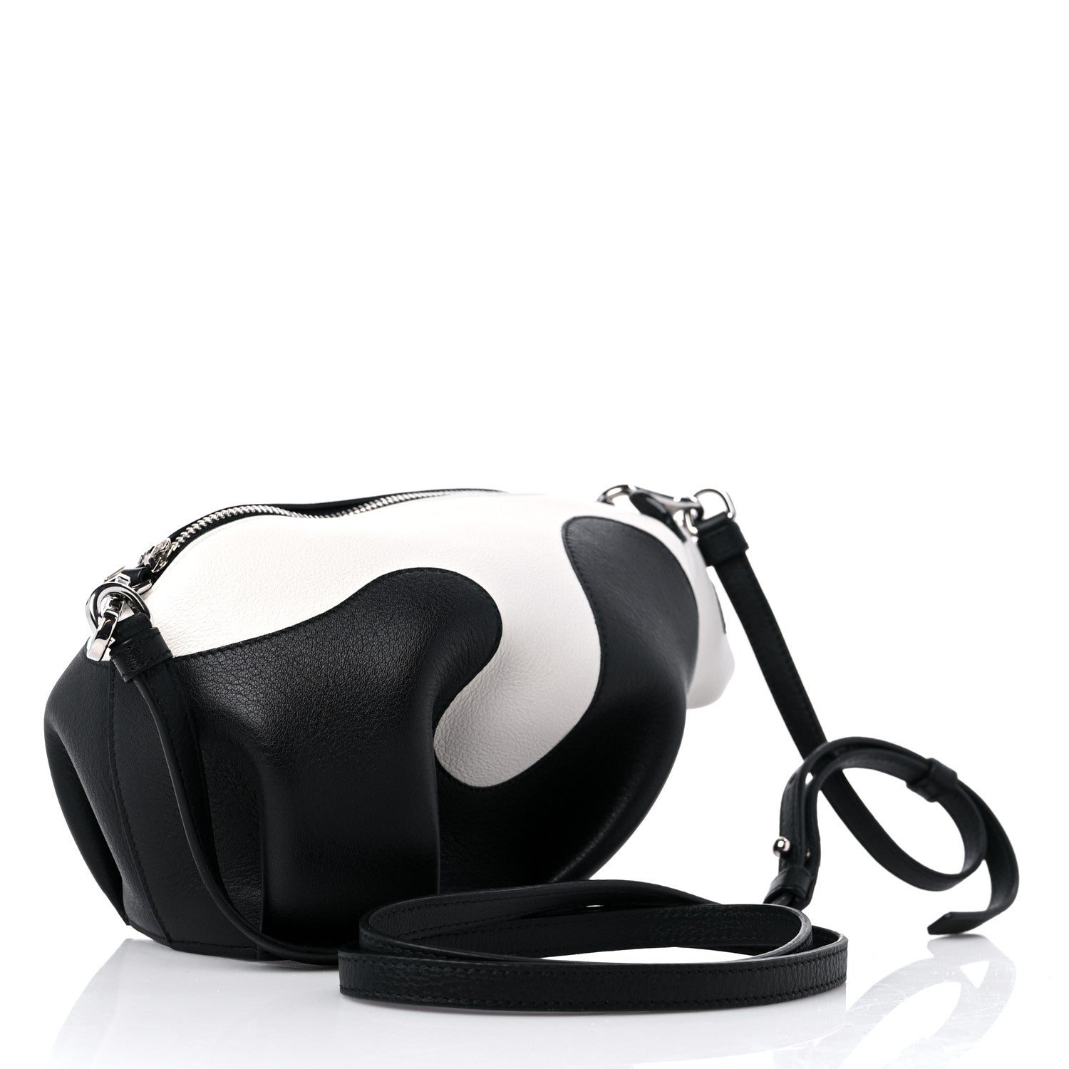 Loewe Calfskin Panda Crossbody Black White 3 of 10