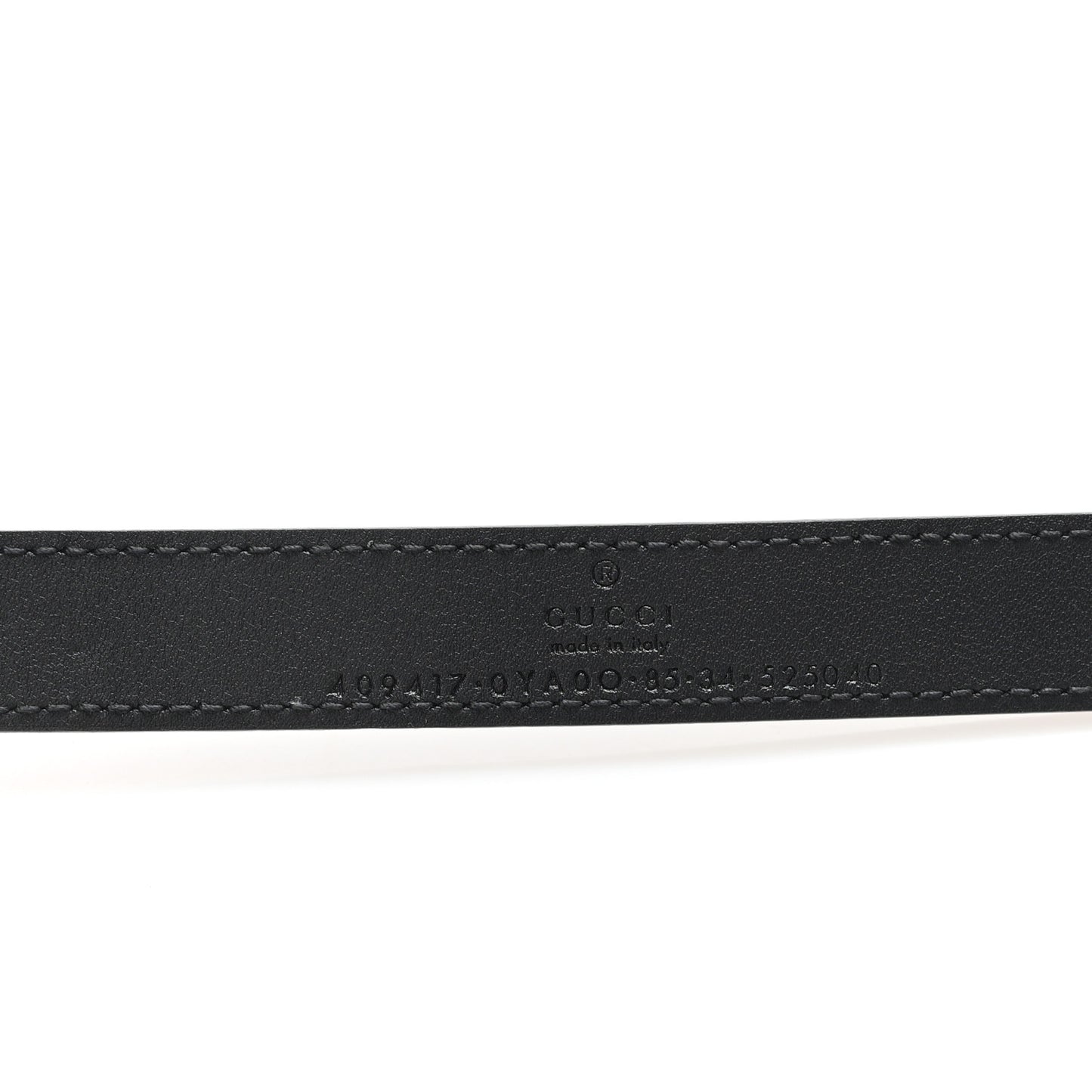 Calfskin Double G 20mm Belt 85 34 Black