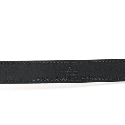 Gucci Calfskin Double G 20mm Belt 85 34 Black 3 of 4