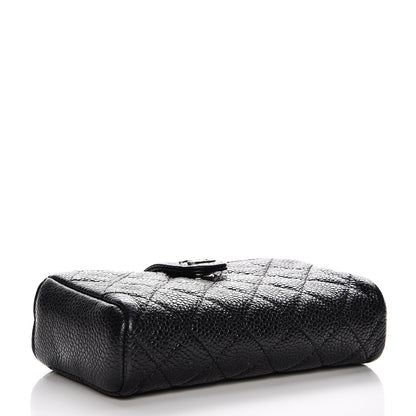Chanel Caviar Quilted Mini Phone Holder Clutch Black 4 of 8