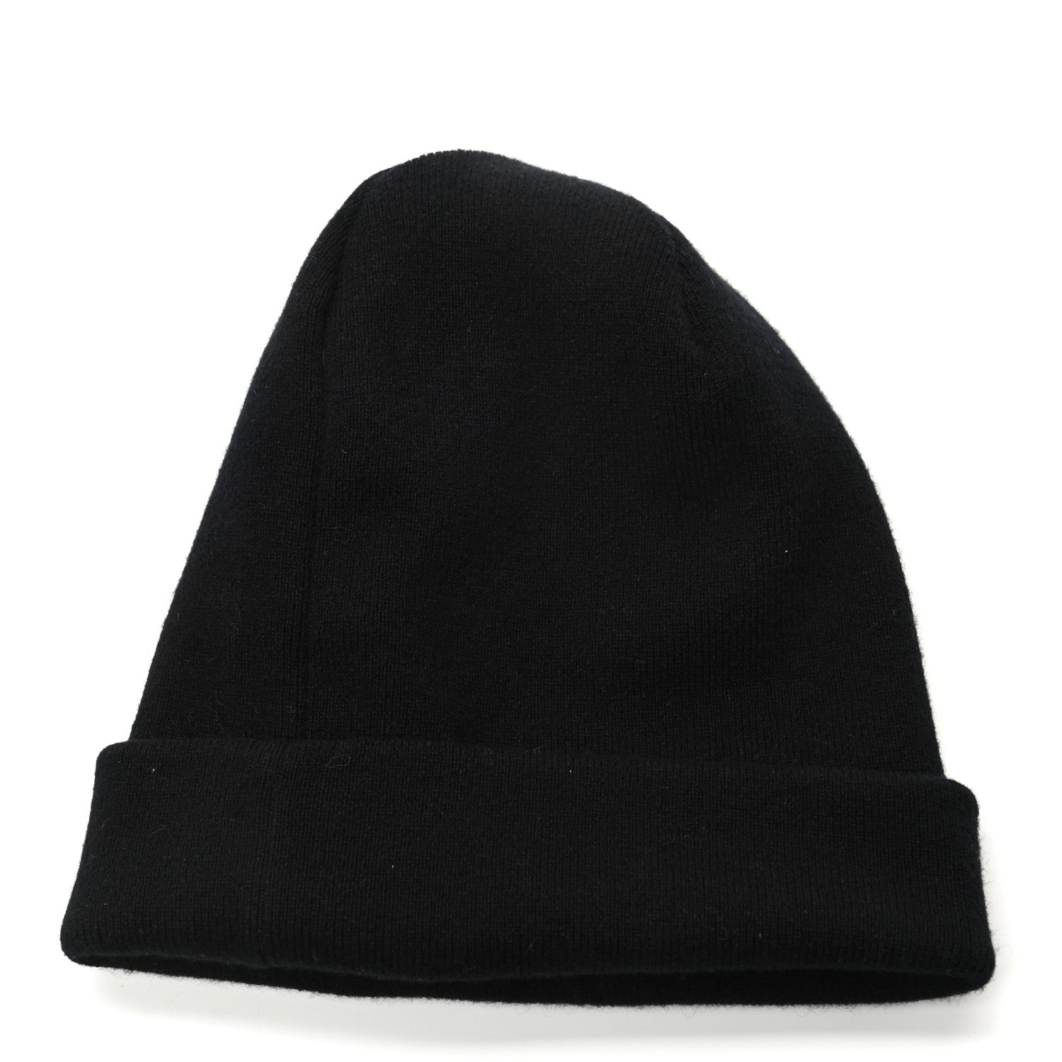 Chanel Cashmere CC Beanie Hat Black 3 of 5
