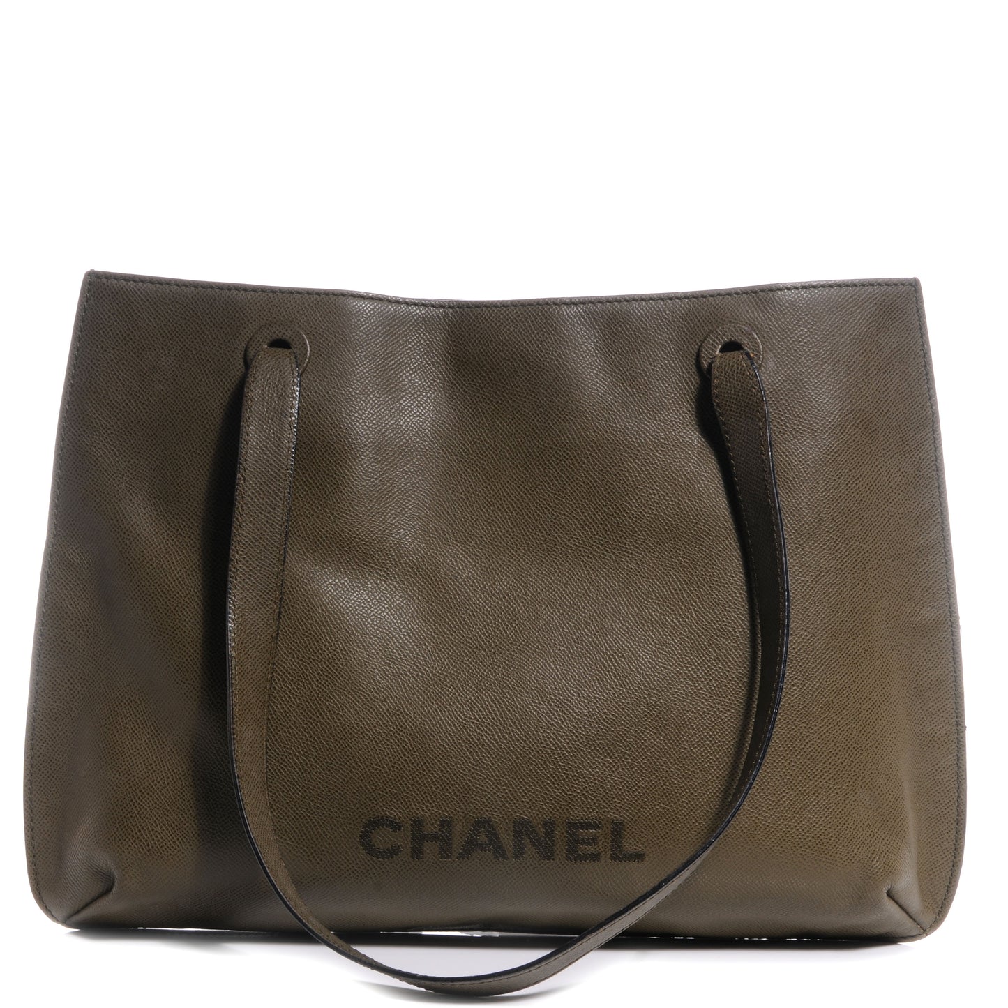 Caviar Shoulder Bag Dark Green