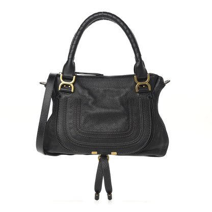 Chloe Calfskin Medium Marcie Satchel Black 1 of 15