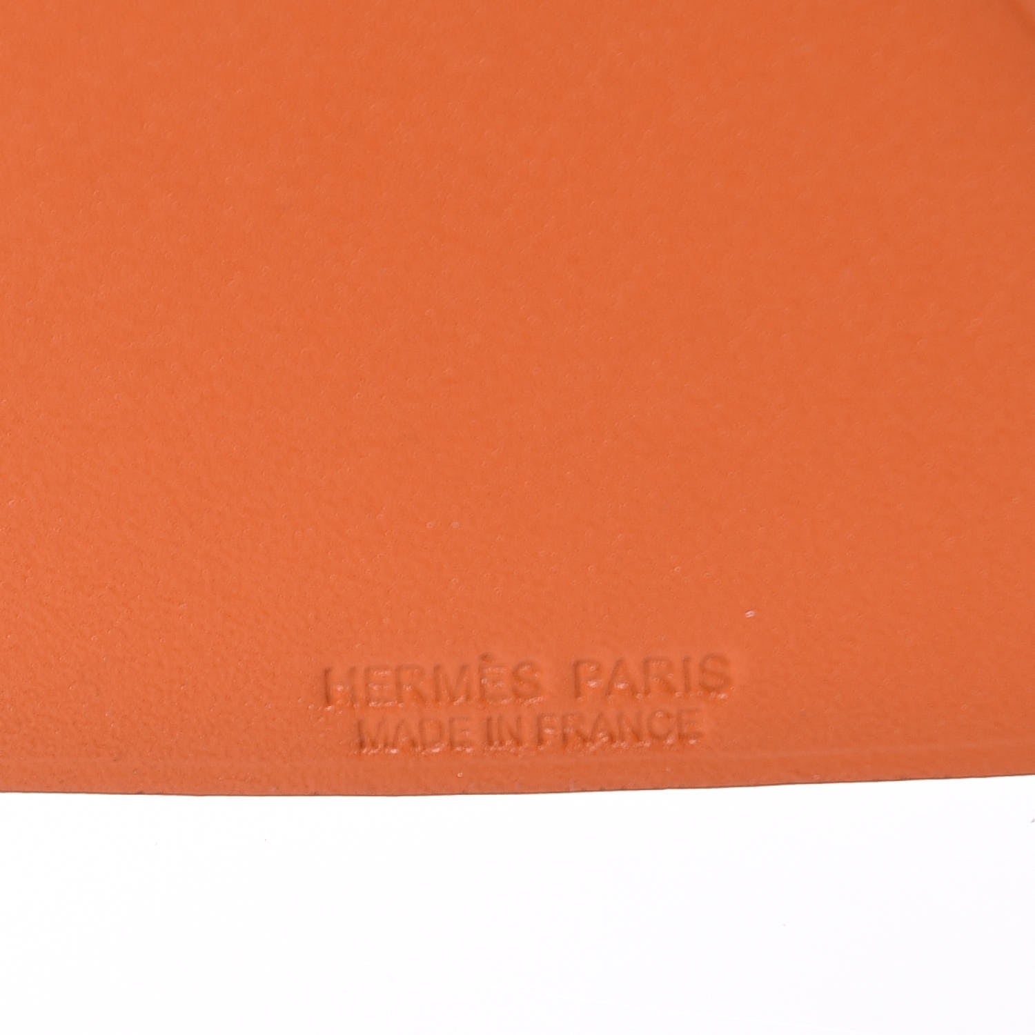 Hermes Everlisse Chevre Mysore Samarcande Horse Ornament Bag Charm Orange White 3 of 3