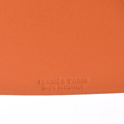 Hermes Everlisse Chevre Mysore Samarcande Horse Ornament Bag Charm Orange White 3 of 3