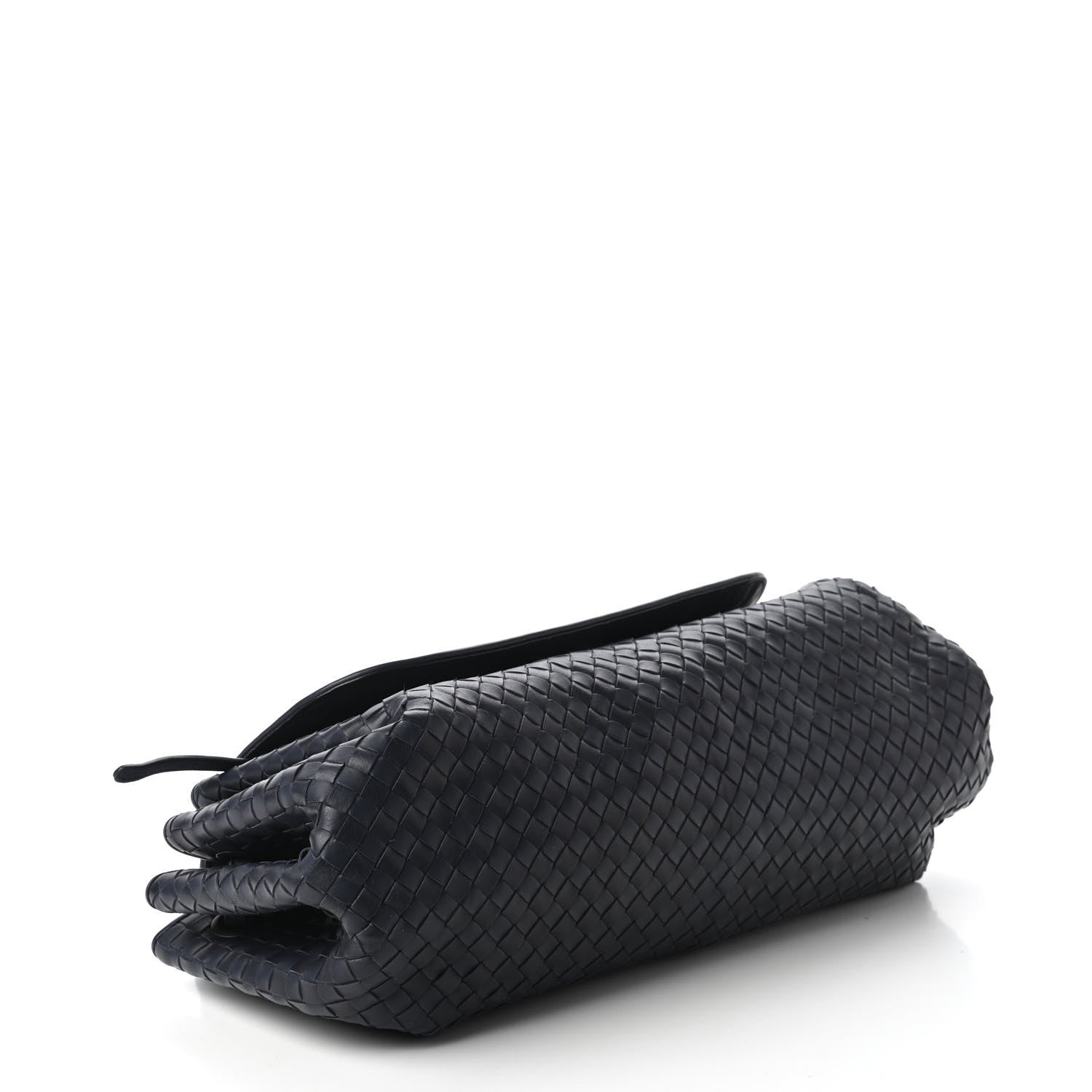Bottega Veneta Nappa Intrecciato Messenger Bag Blue 4 of 10