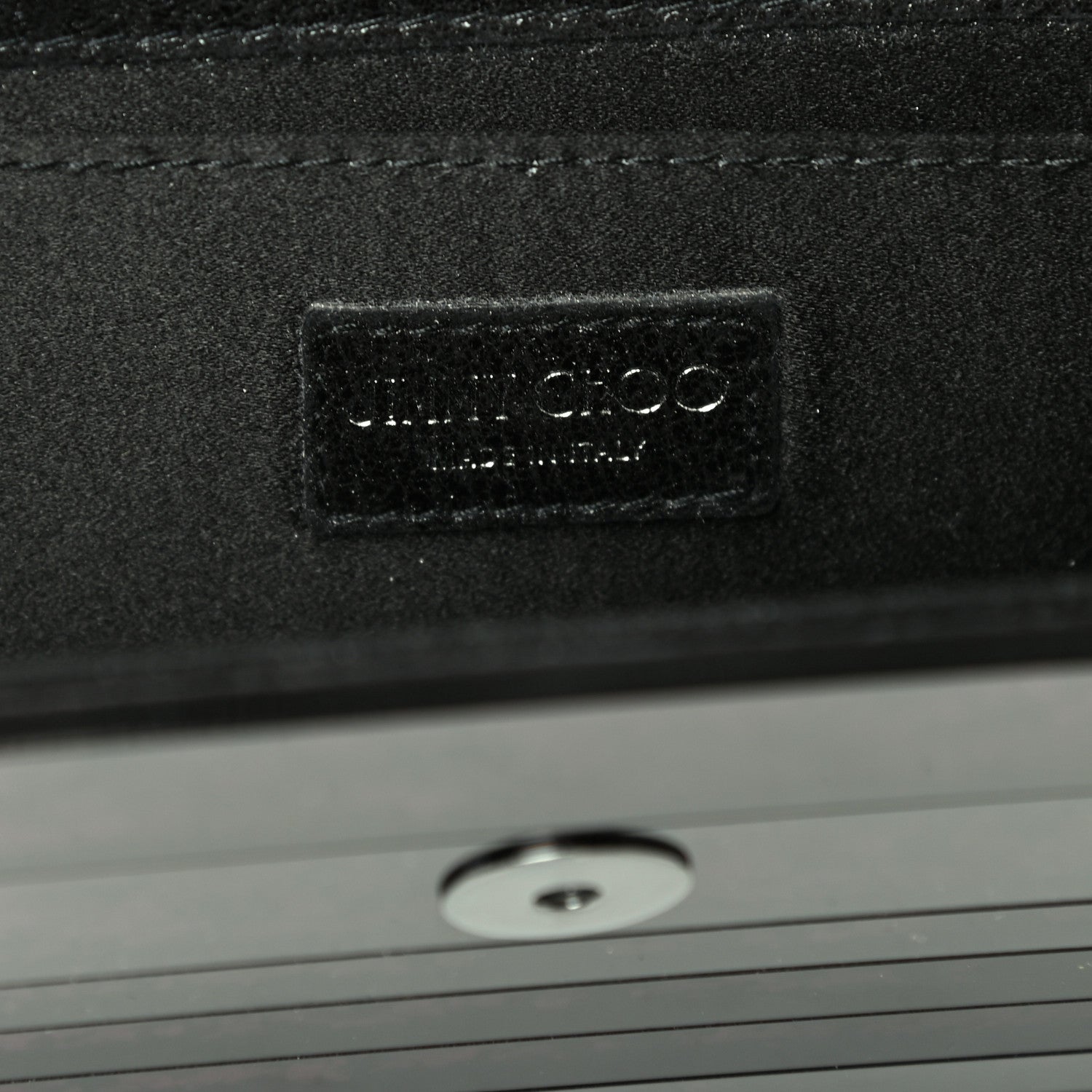 Jimmy Choo Acrylic Glitter Degrade Clutch Black Vino 6 of 11