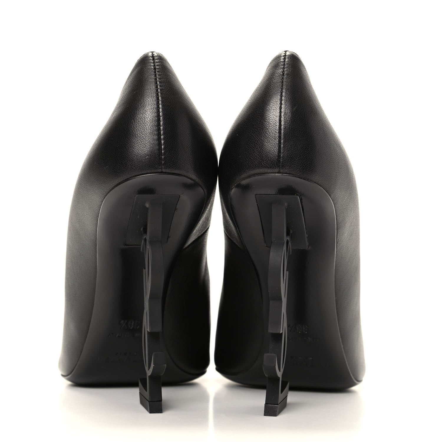 Saint Laurent Calfskin Opyum 110 Pumps 38.5 Black 5 of 9