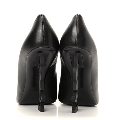 Saint Laurent Calfskin Opyum 110 Pumps 38.5 Black 5 of 9