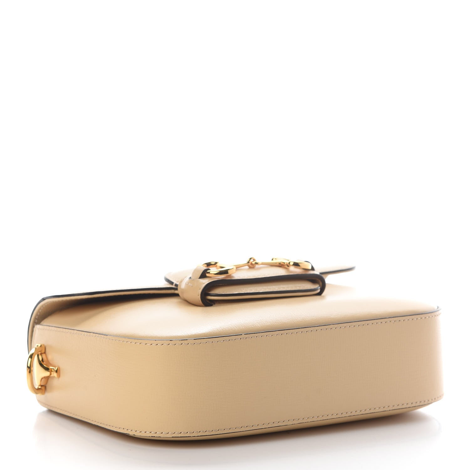 Gucci Azalea Calfskin Web Mini Horsebit 1955 Shoulder Bag Bubble Tea 3 of 8