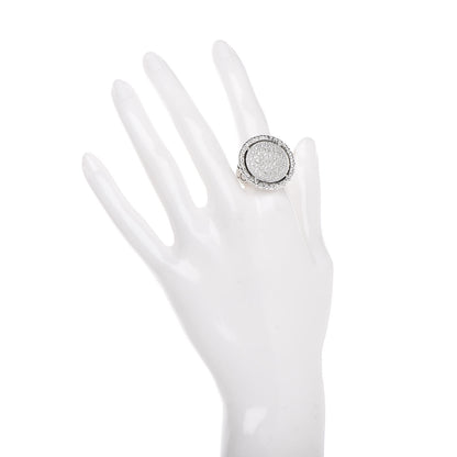 John Hardy Sterling Silver Diamond Naga Round Ring 54 7 2 of 6