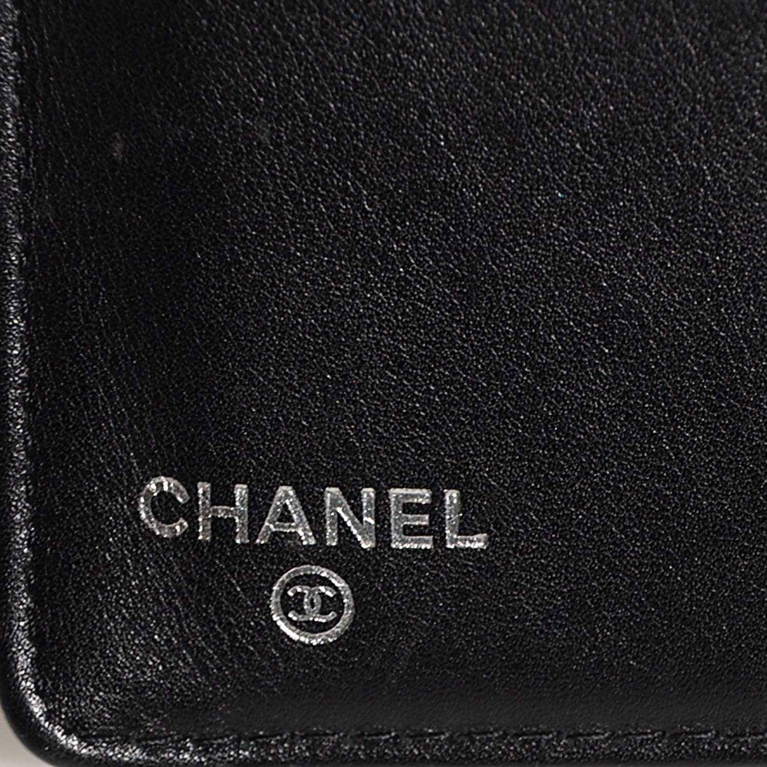 Chanel Patent Quilted Brilliant Yen Wallet Black 5 of 9