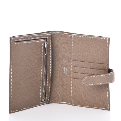 Hermes Epsom Bearn Compact Wallet Etoupe 5 of 9