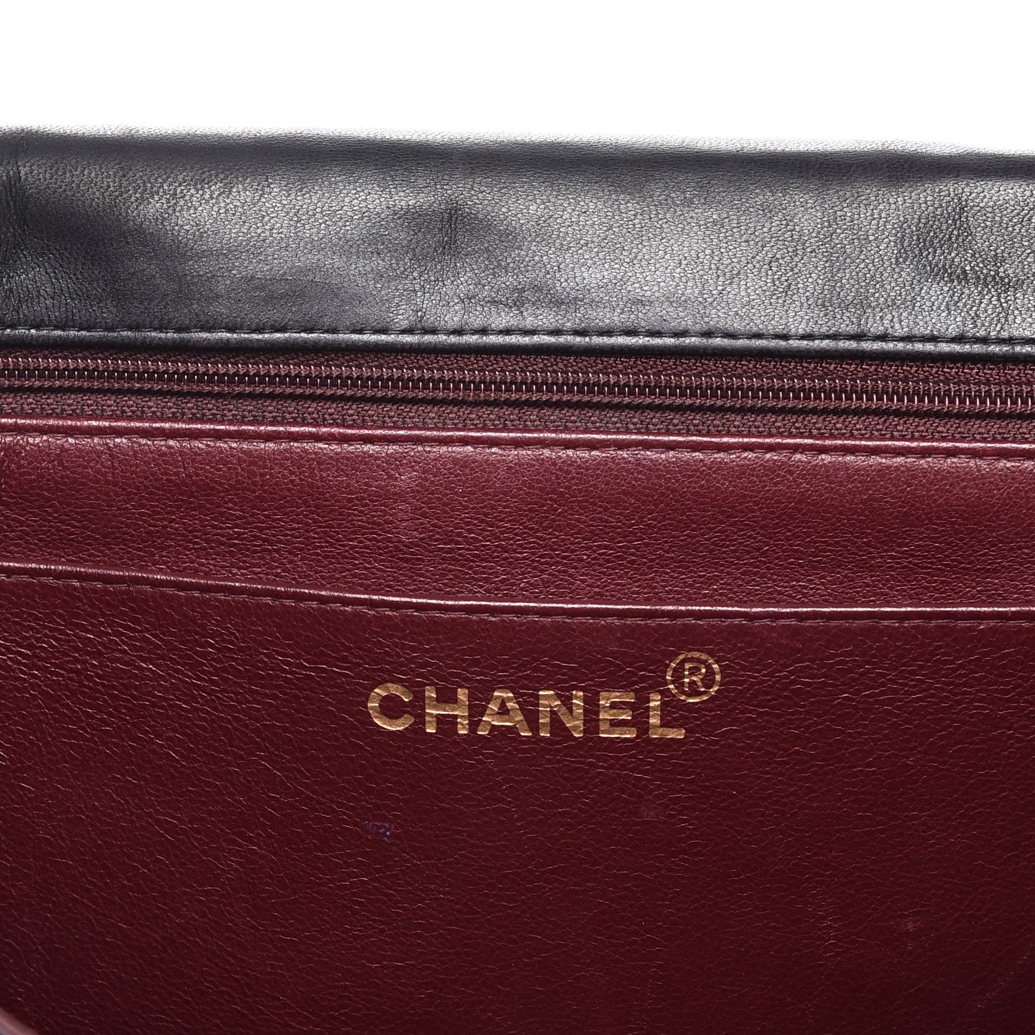 Chanel Lambskin Horizontal Quilt Jumbo Single Flap Black 6 of 14