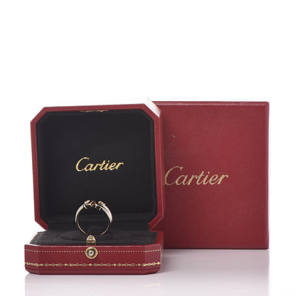 Cartier 18K Pink Yellow White Gold 8mm C De Ring 52 6 6 of 6
