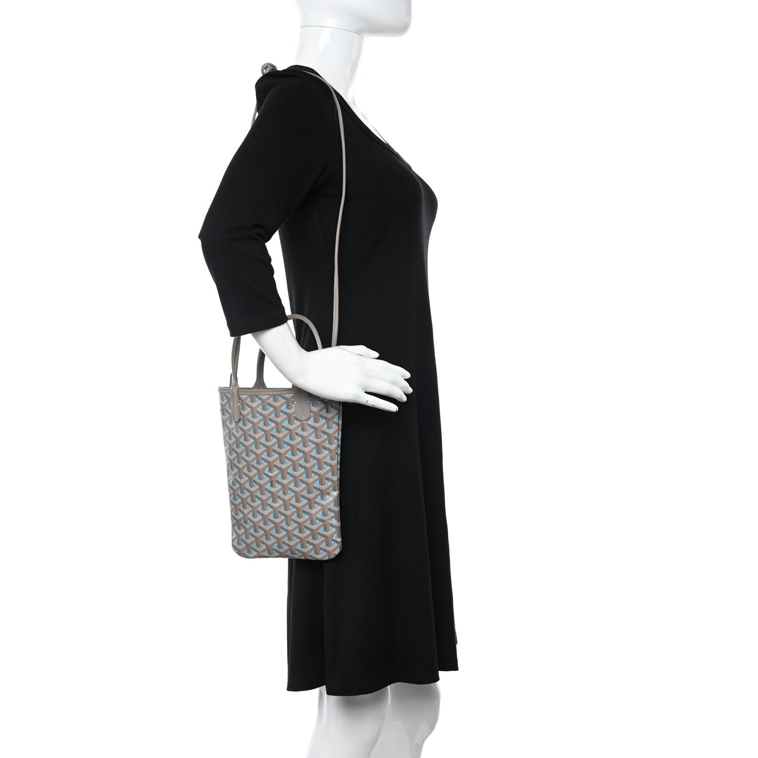 Goyard Goyardine Poitiers Claire Voie Tote Grege Turquoise 2 of 13