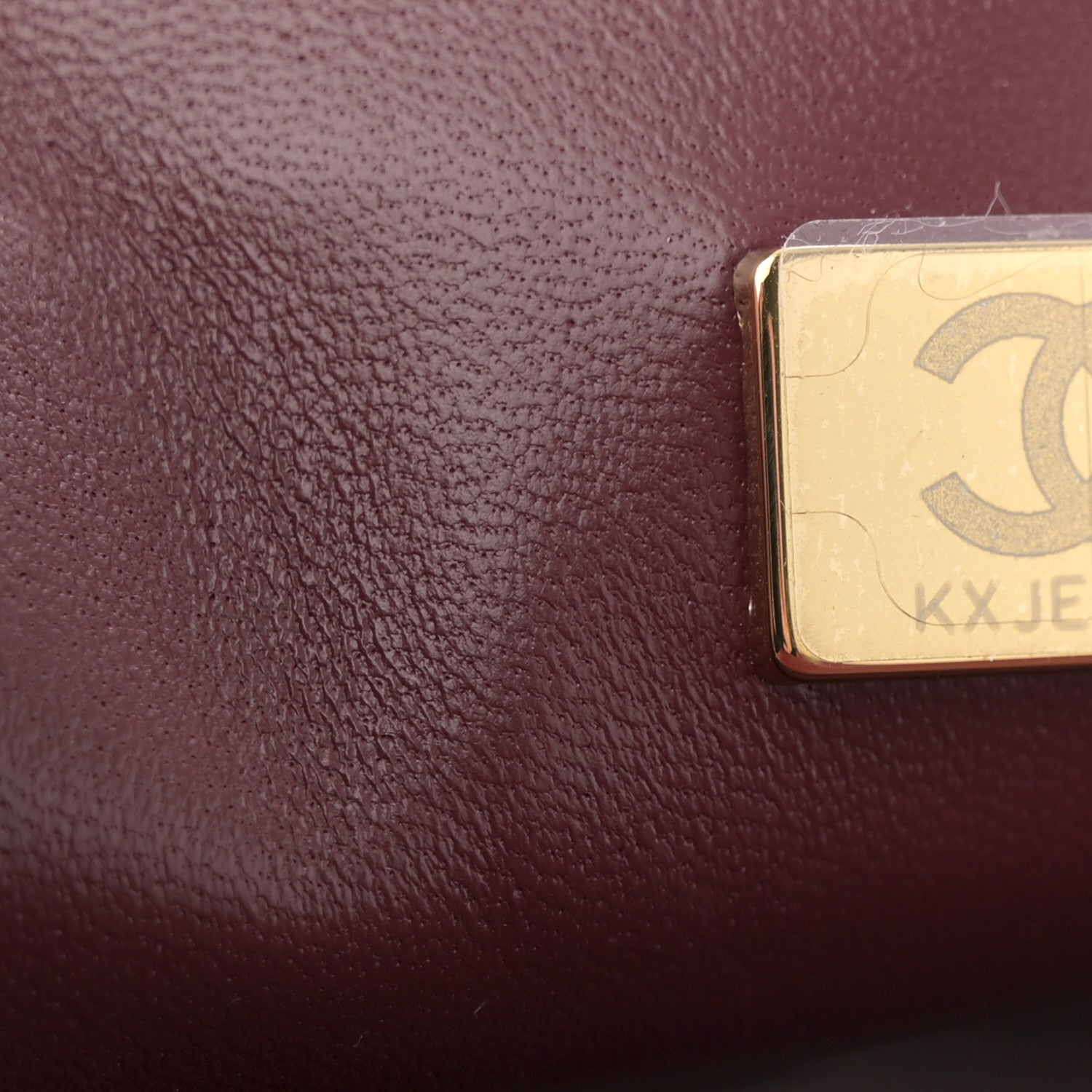 Chanel Lambskin Quilted Mini Top Handle Rectangular Flap Burgundy 12 of 23
