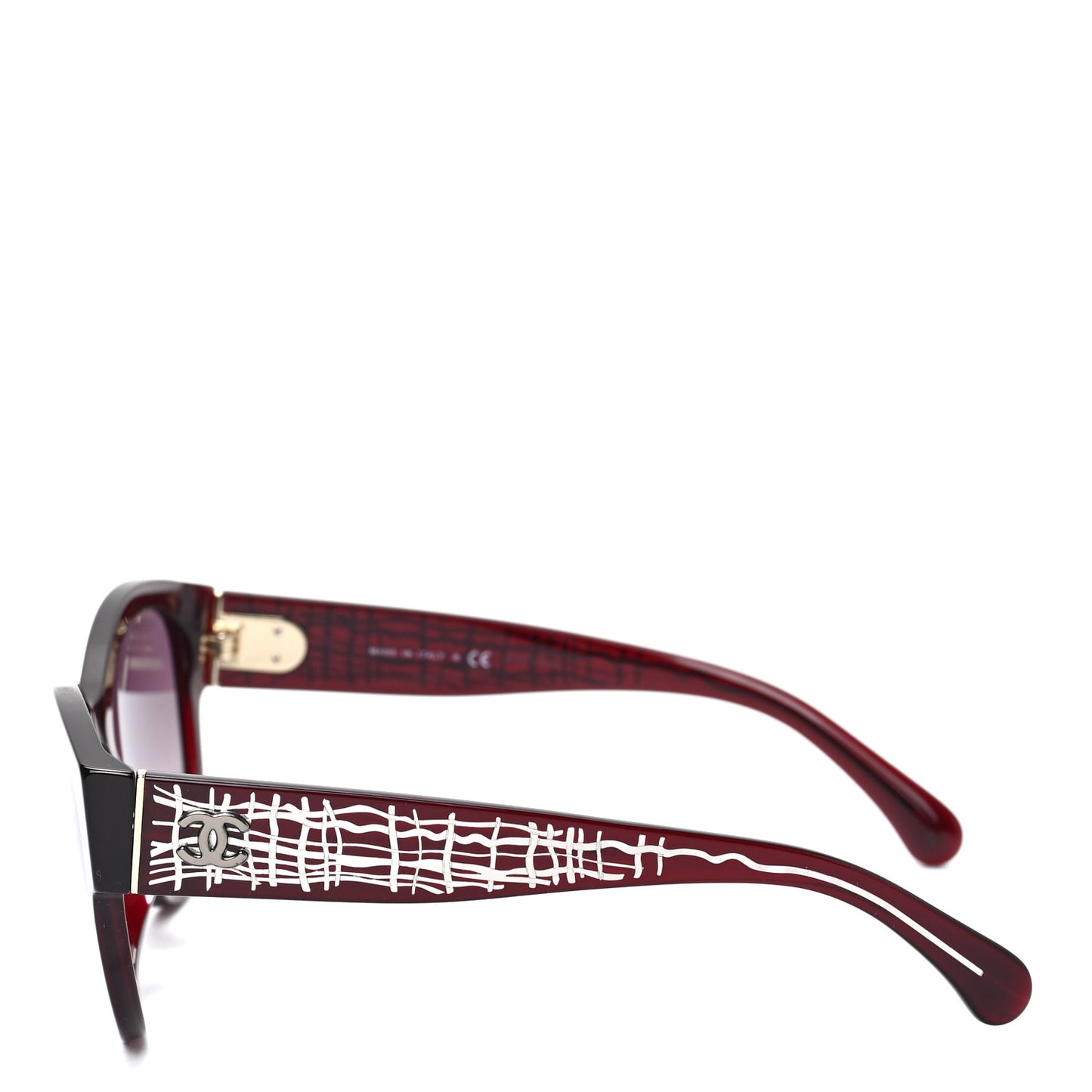 Acetate Pantos Sunglasses 5434-A Red