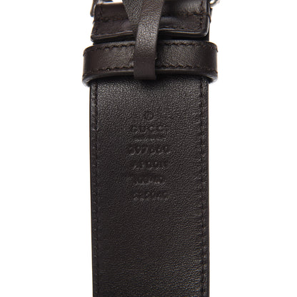 Gucci Moon Calfskin Nickel Double G 40mm Belt 100 40 Dark Cocoa 4 of 8