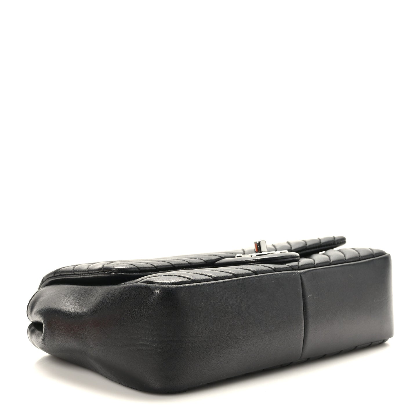 Lambskin Small CC Crossing Flap Black
