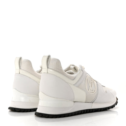 Louis Vuitton Calfskin Mesh Run Away Sneakers 37 White 4 of 10