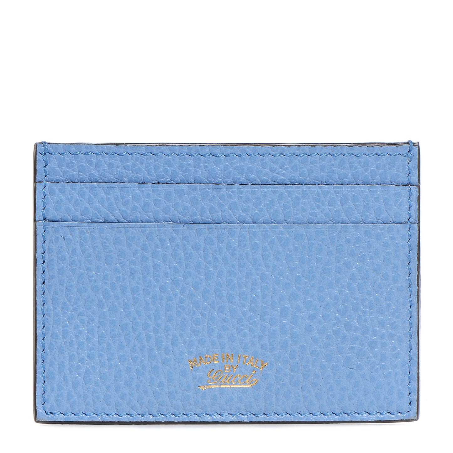 Dollar Calfskin Swing Card Case Mineral Blue