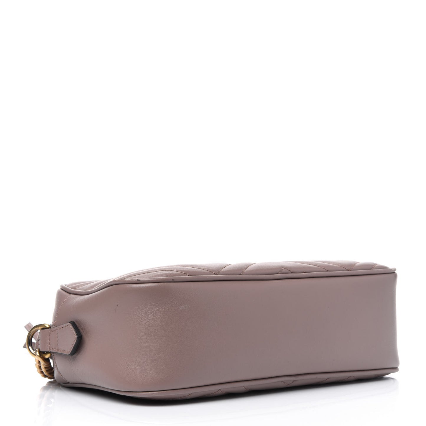 Calfskin Matelasse Small GG Marmont Chain Shoulder Bag Porcelain Rose