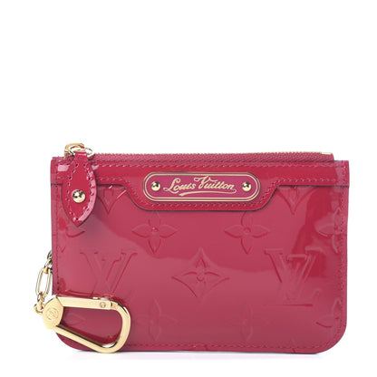 Louis Vuitton Vernis Key Pouch Rose Indien 1 of 5