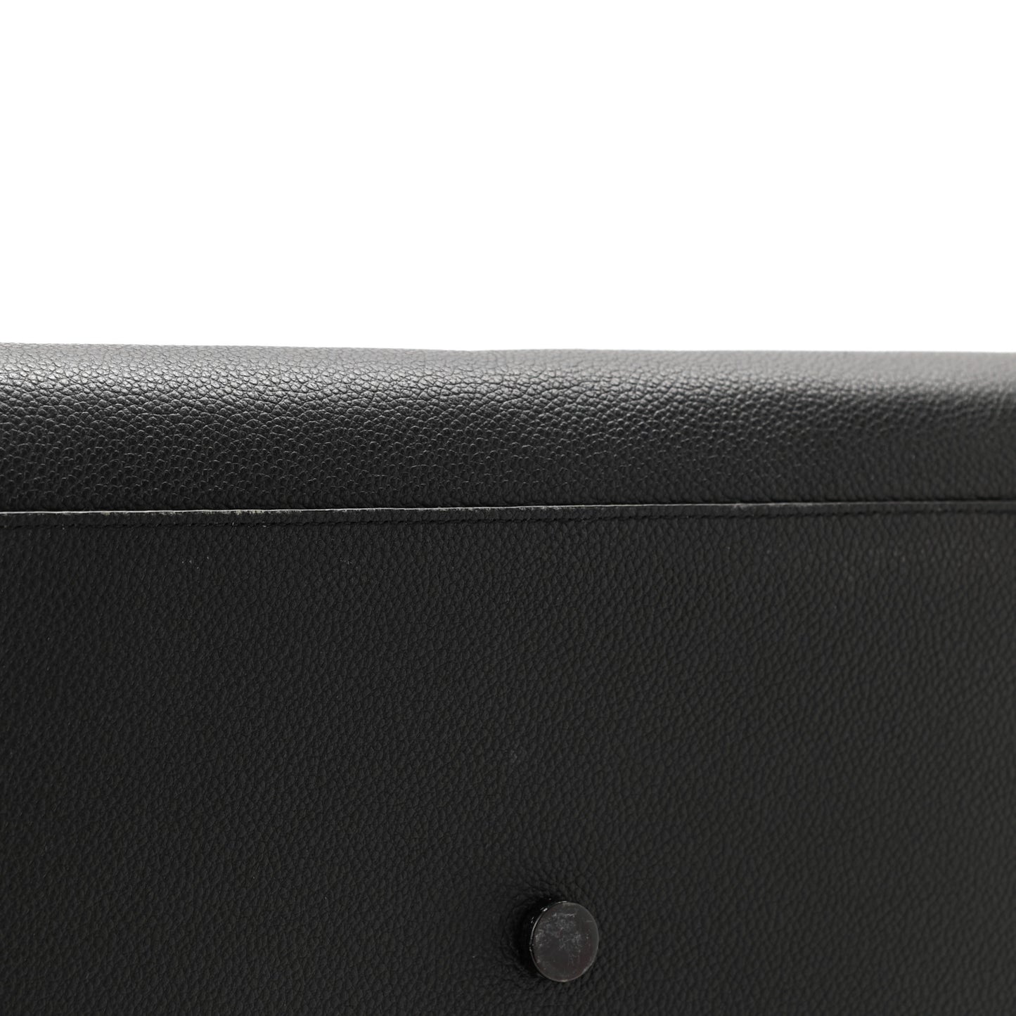 Grained Calfskin Large Sac De Jour Carryall Black