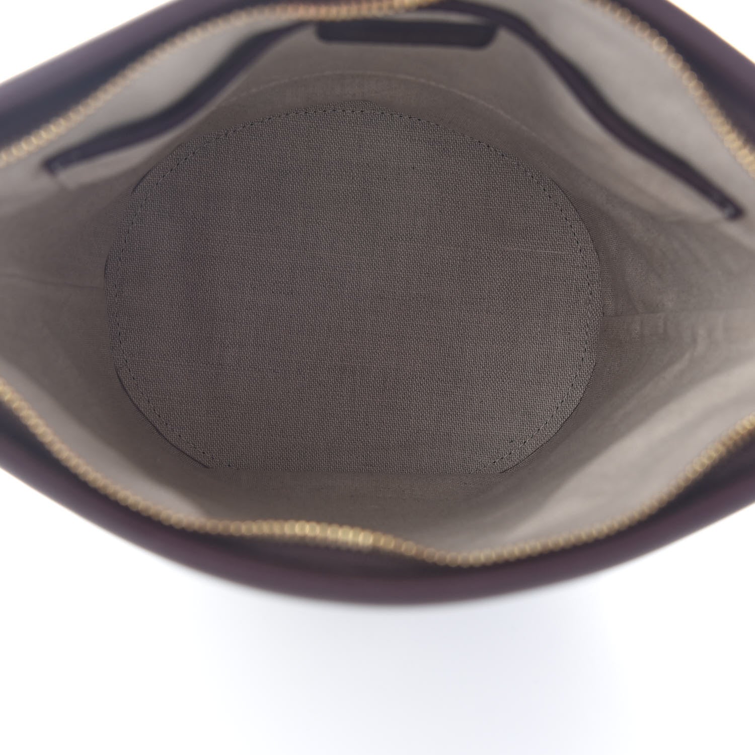 Mansur Gavriel Pebbled Calfskin Zip Bucket Bag Eggplant 4 of 8