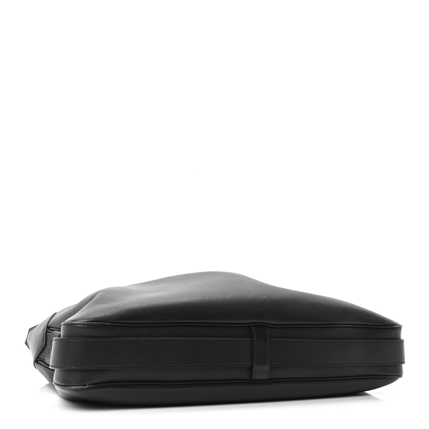 Supple Calfskin Large Romy Shoulder Bag Black