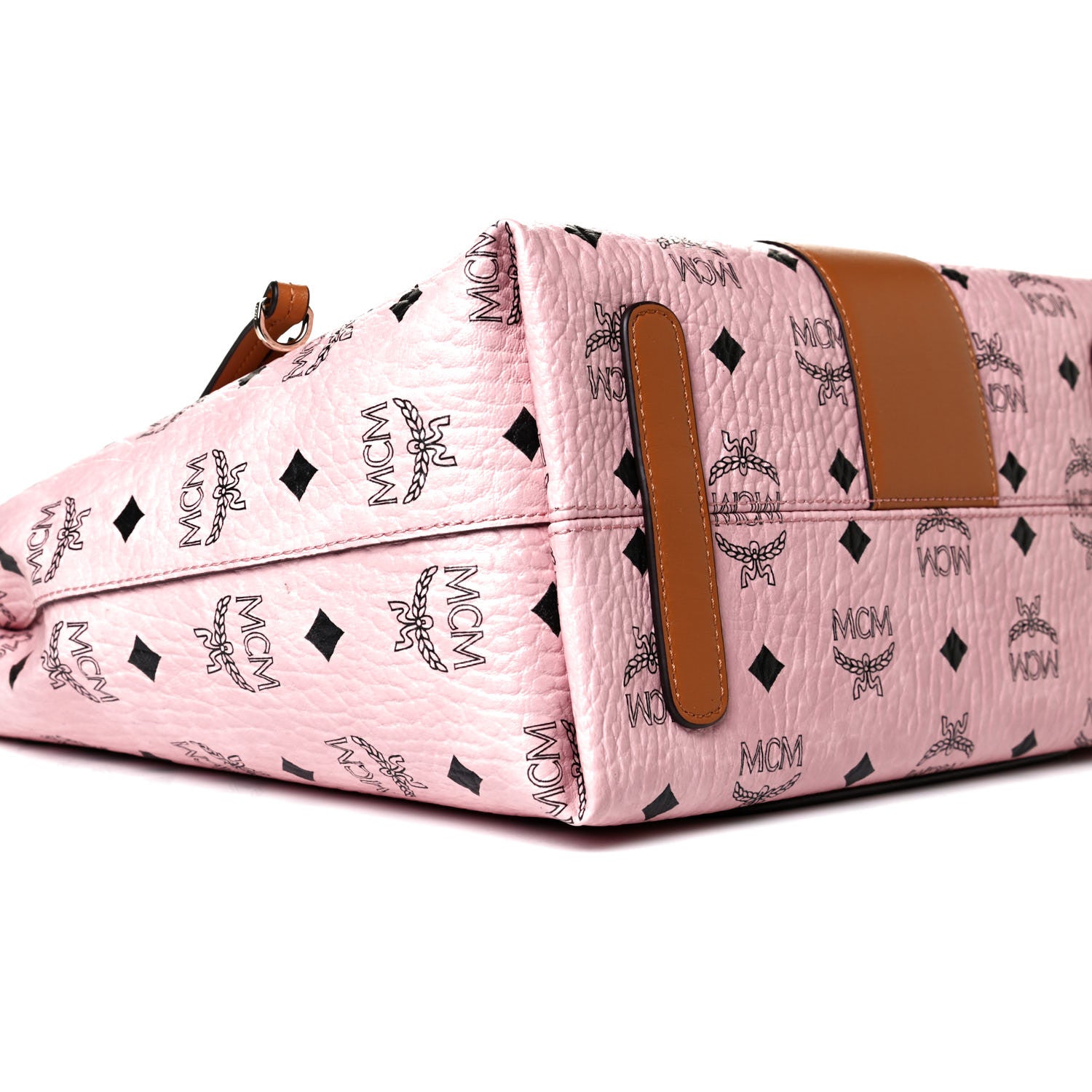 MCM Visetos Medium Klara Hobo Soft Pink 5 of 8