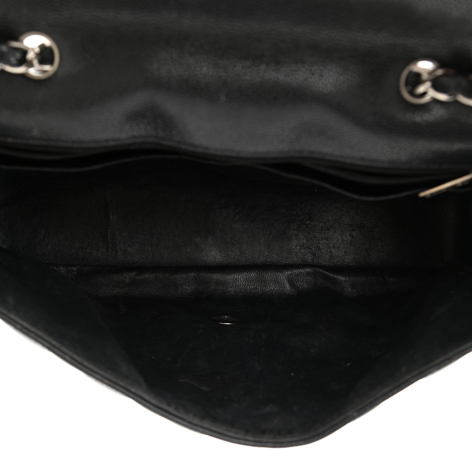 Chanel Caviar Quilted Jumbo Single Flap Black 5 of 20