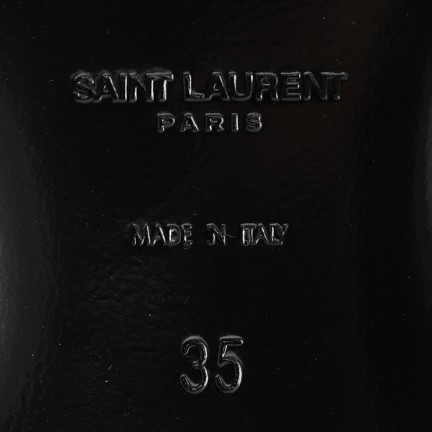 Calfskin Nu Pied 05 Slide Sandals 35 Black