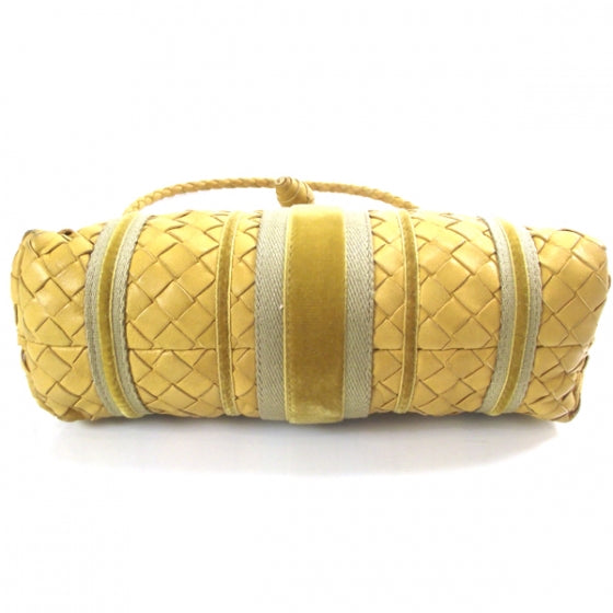 Nappa Intrecciato Mini Ponza Yellow