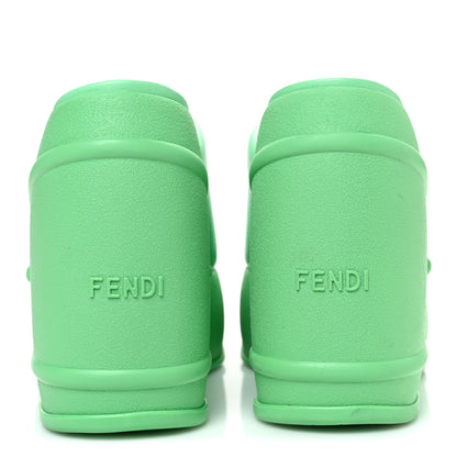 Fendi Nappa Fashion Show Platform 140mm Slide Sandals 41 Bouquet 6 of 10